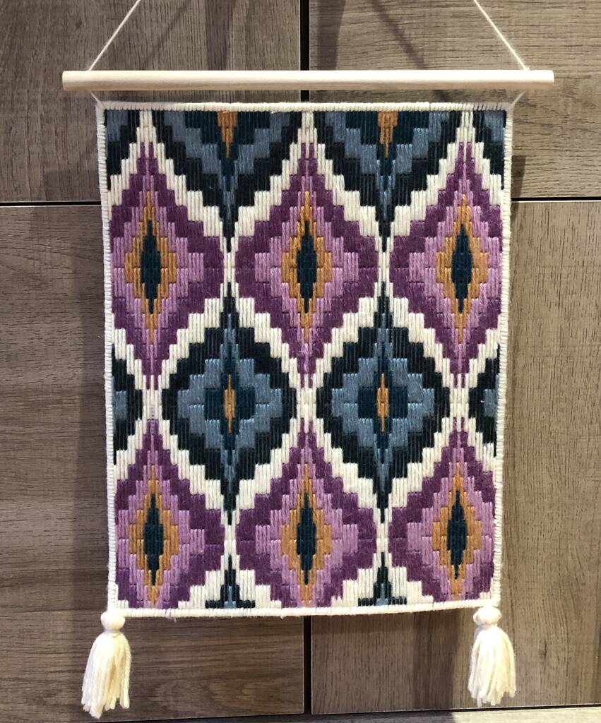 Bargello Tapestry Wall Hanging Craft Kit By Suzie Jules