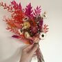 Tropical Vibe Dried Flower Posy With Jar, thumbnail 2 of 9
