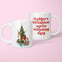 Personalised Retro Reindeer Christmas Movie Mug, thumbnail 2 of 2