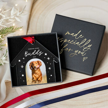 Pet Memorial Ornament Forever Loved Photo 2025, 3 of 8