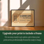 Ticket To A Good Life Personalised Wedding Gift Print, thumbnail 4 of 10