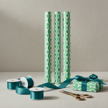Vibrant Swirls And Circles Gift Wrapping Paper, 7 of 9