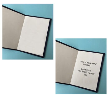 Personalised Wedding Couple Initial Gold Foil Card, 10 of 12