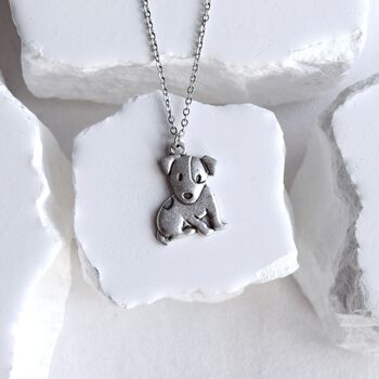 Jack Russell Silver Necklace Gift, 2 of 3