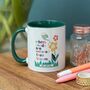 Teacher Mug: When Seeds Are Watered They Bloom, thumbnail 8 of 8