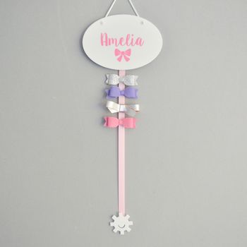 Personalised Hair Bows Hanger Bow Design, 10 of 12