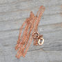 Solid 9ct Rose Gold Chain Trace Belcher Curb, thumbnail 5 of 6