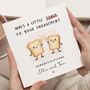 Funny Toast Engagement Card For Couple, thumbnail 1 of 7