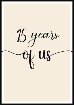 Personalised Anniversary Minimalist Typography Print Unframed, Sold As Individual Prints, 3 of 7