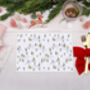 Christmas Placemats With Skiing Design, thumbnail 3 of 3