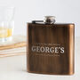 Personalised Name Hipflask Whiskey Gifts For Men Him, thumbnail 1 of 4