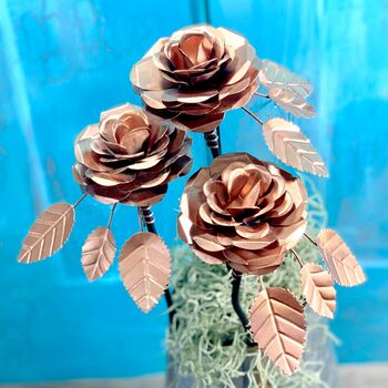 Copper Rose Bouquet Sets Ltzaf050, 2 of 12