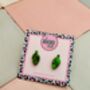 Christmas Light Glitter Resin Studs / Sparkly Holiday Bulb Earrings / Christmas Gift / Stocking Filler, thumbnail 11 of 12
