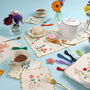 Stitch Your Flowers Coasters Embroidery Kit, thumbnail 6 of 8