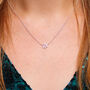 Sterling Silver Christmas Snowflake Necklace, thumbnail 3 of 5