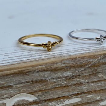 Baby Bee Ring In Gold Or Silver, 2 of 6