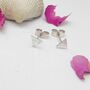 Triangle Studs, thumbnail 1 of 3