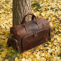 Large Genuine Leather Holdall Vintage Look, thumbnail 1 of 12