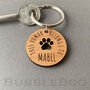 Personalised Dog Lover Key Ring. This Human Belongs To, thumbnail 3 of 7