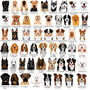 Bold Dog Breed Premium Illustrated Name Tag, thumbnail 6 of 12