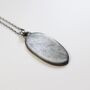 Fossil Daisy Oxidised Sterling Silver Necklace, thumbnail 3 of 7