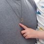 Men's Personalised Double Geometric Pendant Necklace, thumbnail 5 of 8