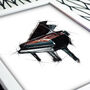 Piano Sketch Style Print, thumbnail 2 of 4