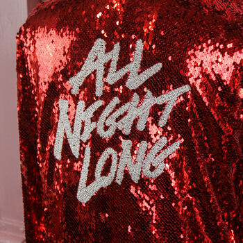 Red All Night Long Sequin Jacket, 2 of 9