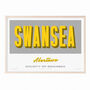 Personalised Swansea Retro Favourite City Travel Print, thumbnail 1 of 7