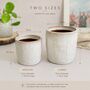 Personalised 9th Pottery Anniversary Plant Pot Gift, thumbnail 3 of 5