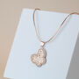 Sparkly Butterfly Pendant Necklace, thumbnail 2 of 5
