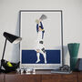 Son Heung Min Commentary Europa League Tottenham Print, thumbnail 1 of 4