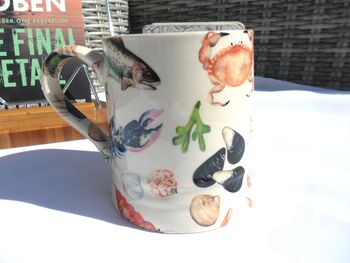 Tankard Mug In Seashore Design, 5 of 11