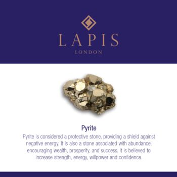 The En Pointe Pyrite Gemstone Necklace, 8 of 9