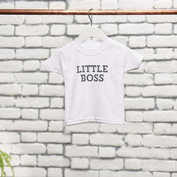 Big Boss, Little Boss T Shirt Set, 2 of 9