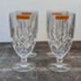 Set Of Four Crystal Cut Iced Beverage Glasses, thumbnail 2 of 4