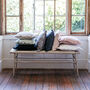 Oli Ruffle Linen Cushion Silver Grey, thumbnail 3 of 8