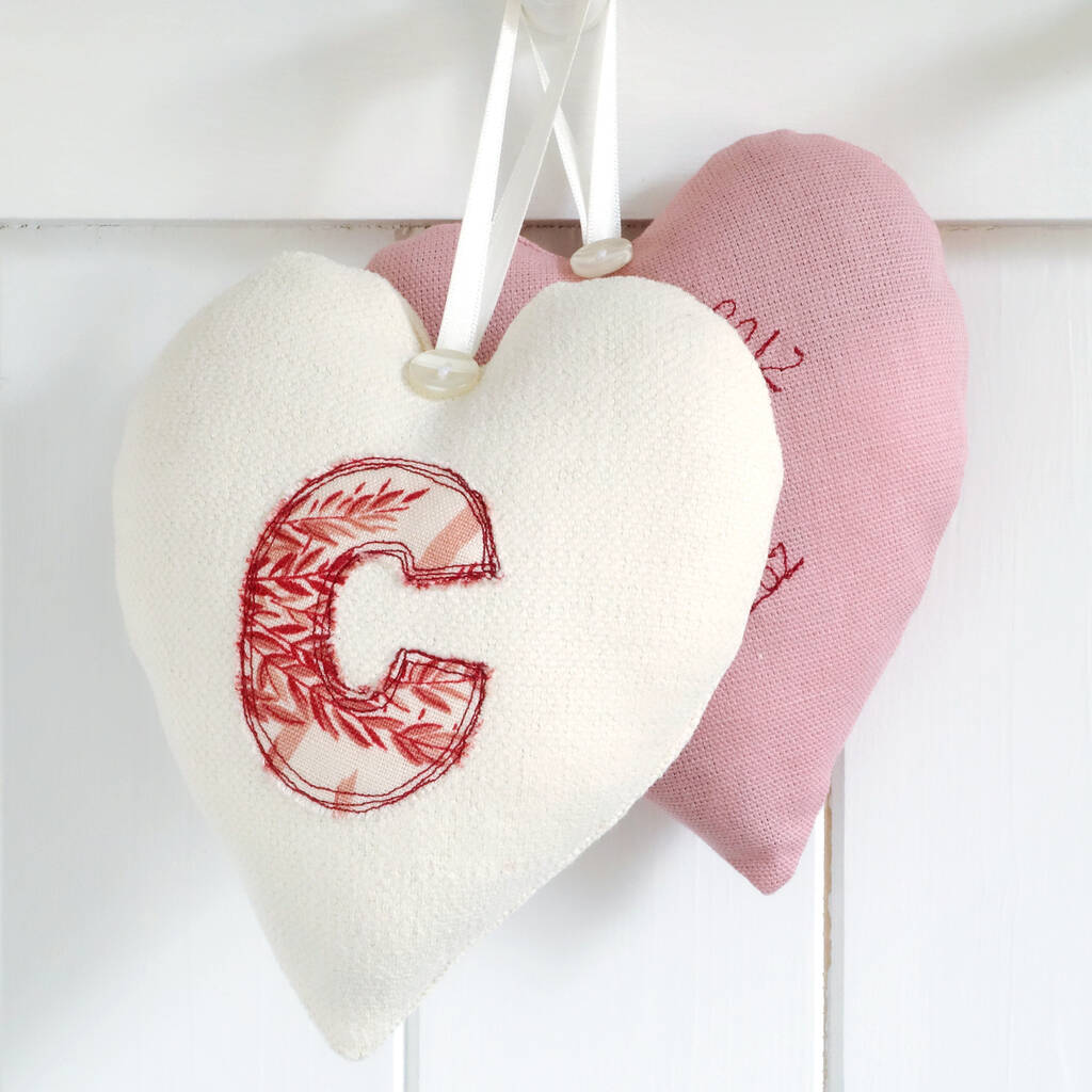 Personalised Initial Heart Decoration Gift, 1 of 12