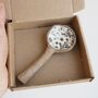 Handmade Pottery Brown/ Cream Textural Spoon, thumbnail 8 of 8