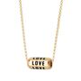 Love Is All Around Necklace, Black, thumbnail 6 of 7