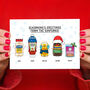 'Seasoning's Greetings' Personalised Family Christmas Cards, thumbnail 1 of 6