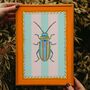 Beetle Art Print, thumbnail 3 of 4