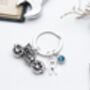 Motorbike Personalised Keyring Biker Gift. Motorbike Present For Him, thumbnail 2 of 9