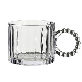 Luxury Ribbed Glass Christmas Mugs, 2 of 6