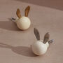 G Decor Rabbit Ear Mother Of Pearl And Brass Doorknobs, thumbnail 1 of 5