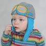 Kids Motorcycle Hat With Goggles, thumbnail 3 of 5