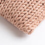 Cuddle Up Cushion Beginner Knitting Kit, thumbnail 5 of 11