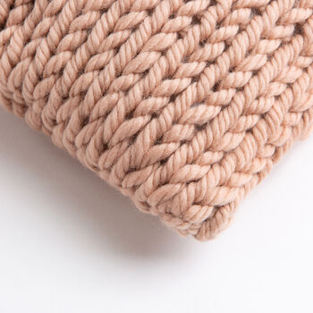 Cuddle Up Cushion Beginner Knitting Kit, 5 of 11