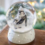 Personalised Mummy And Child Penguin Snowglobe, thumbnail 1 of 3