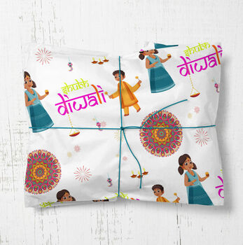 Kids Diwali Wrapping Paper, 3 of 4